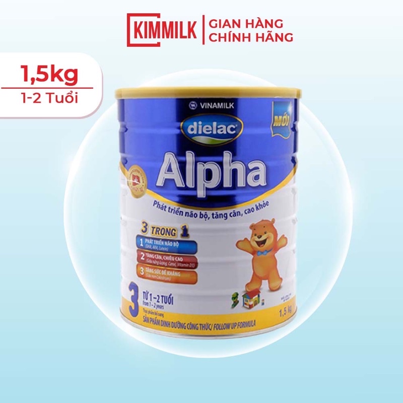 Sữa Bột Dielac Alpha 3 1.5kg