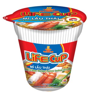 Thùng 24 Ly Mì Lẩu Thái Life Cup 60g ly