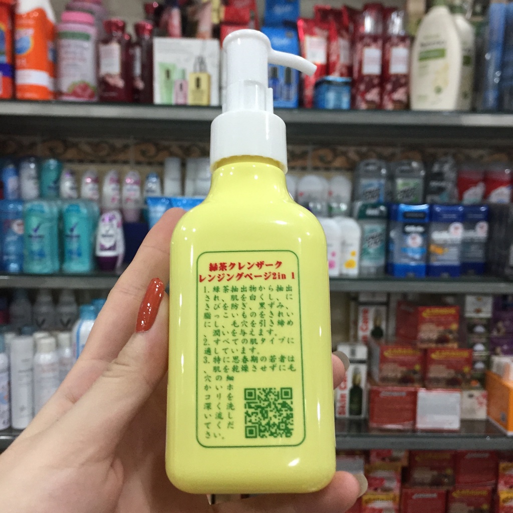 Sữa Rửa Mặt Karashe Trà Xanh Tẩy Trang 2in1 150ml