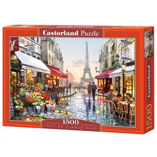 Xếp hình puzzle Flower Shop Paris 1500 mảnh CASTORLAND C-151288