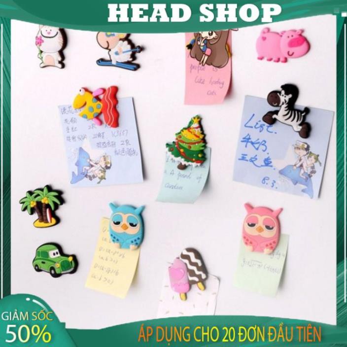 NAM CHÂM DÍNH GIẤY NOTE TRÊN TỦ LẠNH HAY MẶT KIM LOẠI HEAD SHOP