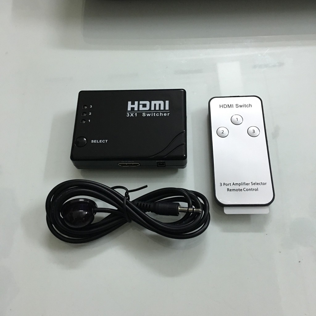 Bộ gộp HDMI 3 vào 1 ra có điều khiển