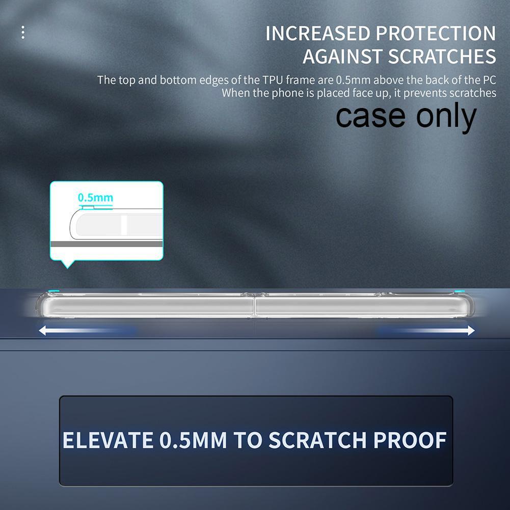 Ốp điện thoại trong suốt chống rơi cho Samsung Galaxy Z Flip3