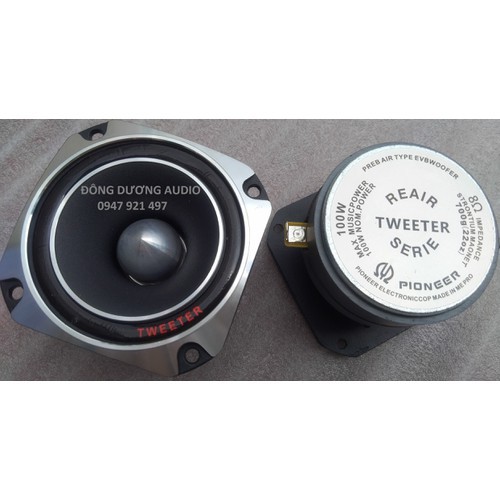 LOA TREBLE PIONEER TITAN VUÔNG + 2 TỤ 2.2MF 250V - GIÁ MỘT LOA