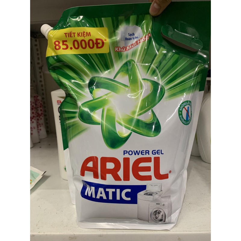 Nước Giặt Ariel Đậm Đặc Sạch Nhanh Túi 3.5kg