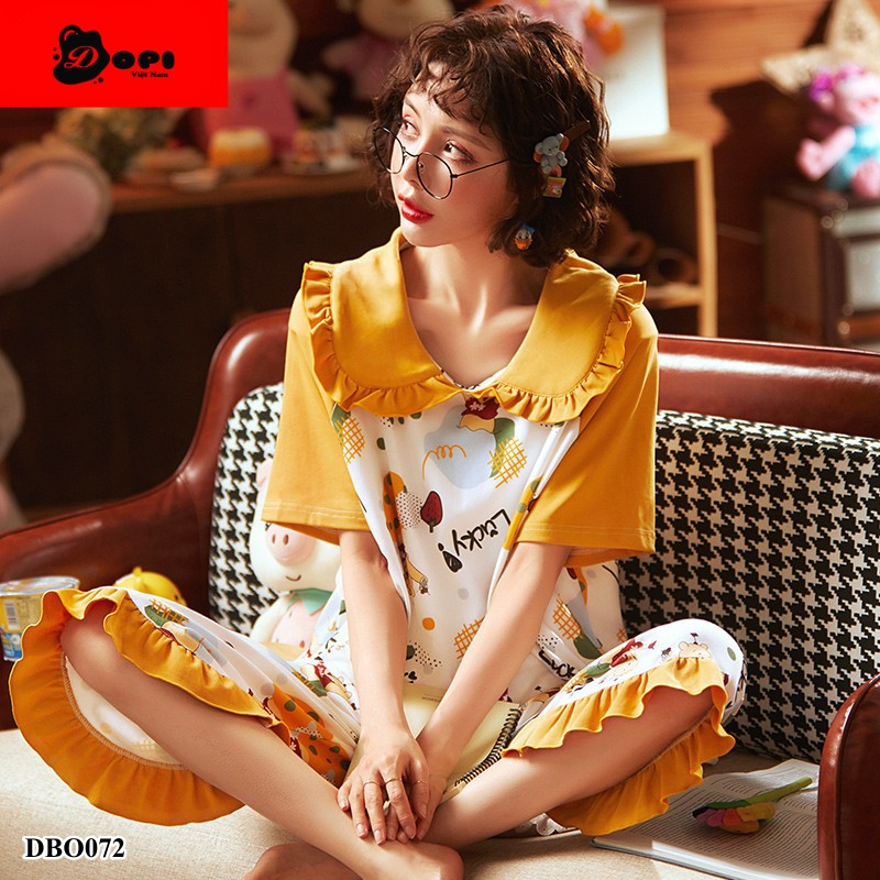 (NEW72) Đồ bộ mặc nhà nữ mùa hè ngắn tay CHUNKEER | BigBuy360 - bigbuy360.vn