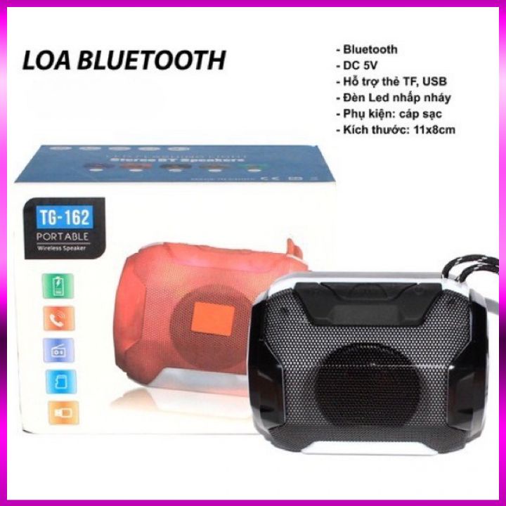 Loa Bluetooth Mini Nghe Nhạc Hay A005 Có Đèn LED Nhấp Nháy Theo Nhạc Công Suất 5W Ấm Bass Mạnh