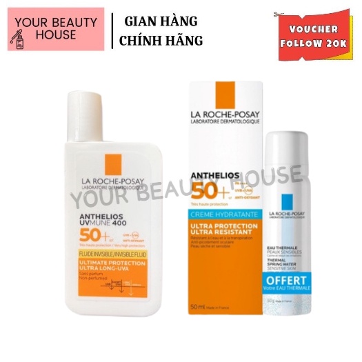 [La Roche-Posay] Chống nắng và xịt khoáng cho mọi loại da