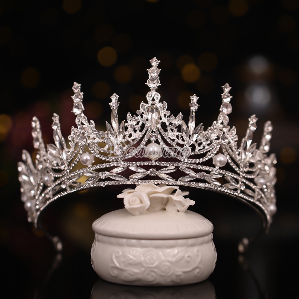 Cài Tóc Hình Vương Miện Đính Đá Thời Trang