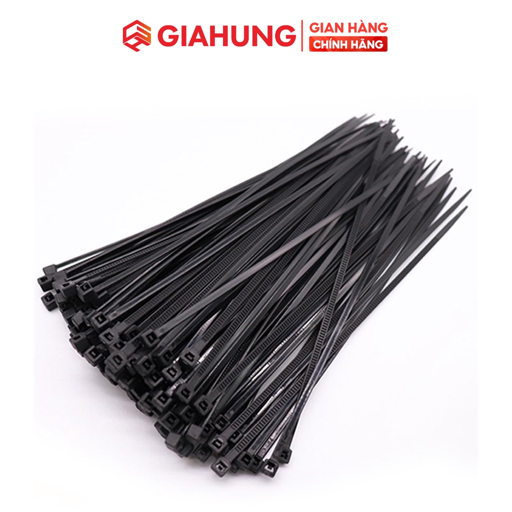 Túi 250 dây rút nhựa, dây thít, lạt đóng gói cố định hàng hóa loại 30cm  - GIAHUNGPRO