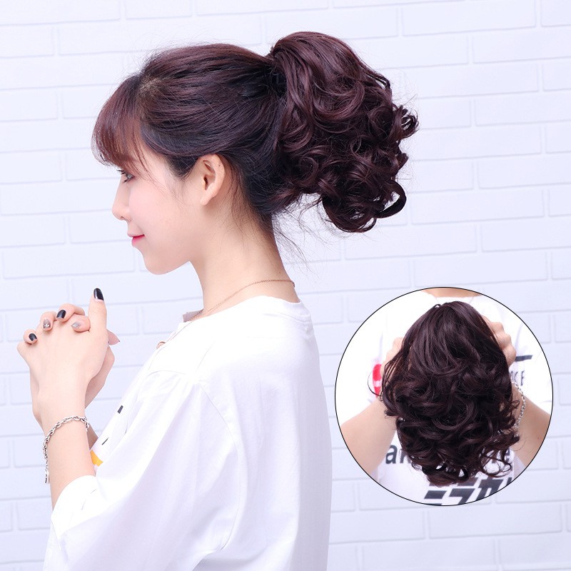 Tóc Giả Ngoạm Xoăn Ngắn 25Cm ?Freeship? Ngoạm Xoăn Ngắn N - 151