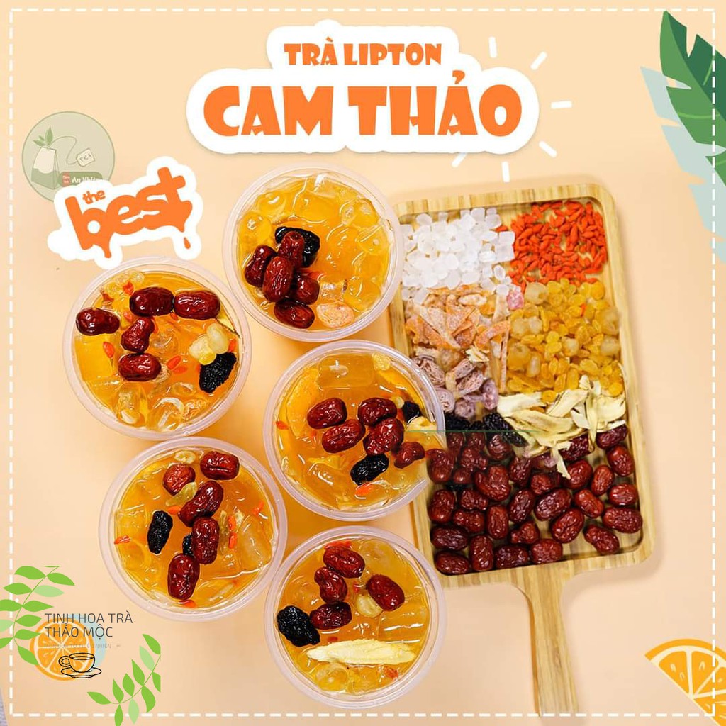 ( CÓ VIDEO + ẢNH THẬT ) TRÀ LIPTON CAM THẢO 11 VỊ - PHIÊN BẢN MỚI | BigBuy360 - bigbuy360.vn