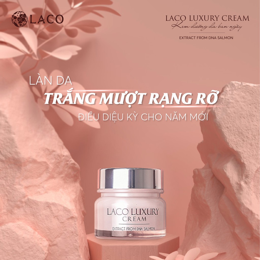 ✅CHÍNH HÃNG✅Kem Dưỡng Da Ban Ngày LACO - LUXURY CREAM Chống Nắng, Dưỡng Trắng Da, Thay Thế Kem Nền Phù Hợp Mọi Loại Da