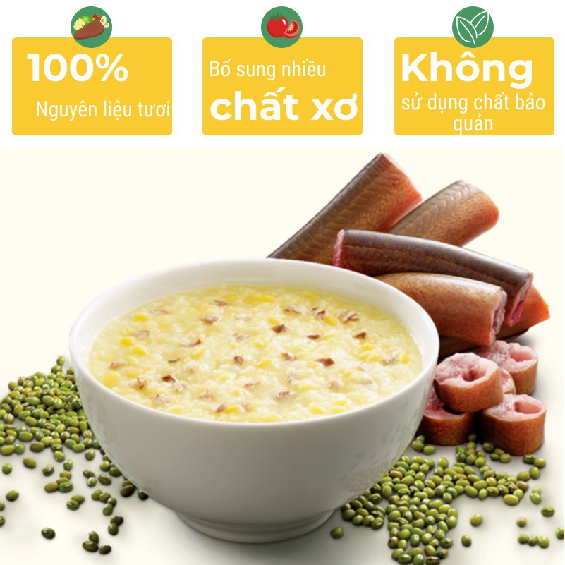 [CHÍNH HÃNG] Cháo Tươi SG Food Baby Lươn & Đậu Xanh Gói 240g (Tươi ngon như mẹ nấu)