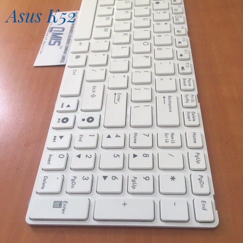 Bàn phím laptop Asus A52 A53 A73 K52 K53 K53s K54 G51 G53 G60 G72 G73 U50 X52 X53 X54 X55 X73 – K52