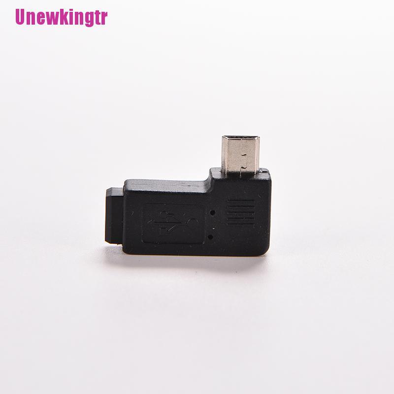 Đầu Chuyển Đổi Usb 2.0 Mini 5 Pin Male Sang Female Góc Phải 90 Độ | BigBuy360 - bigbuy360.vn