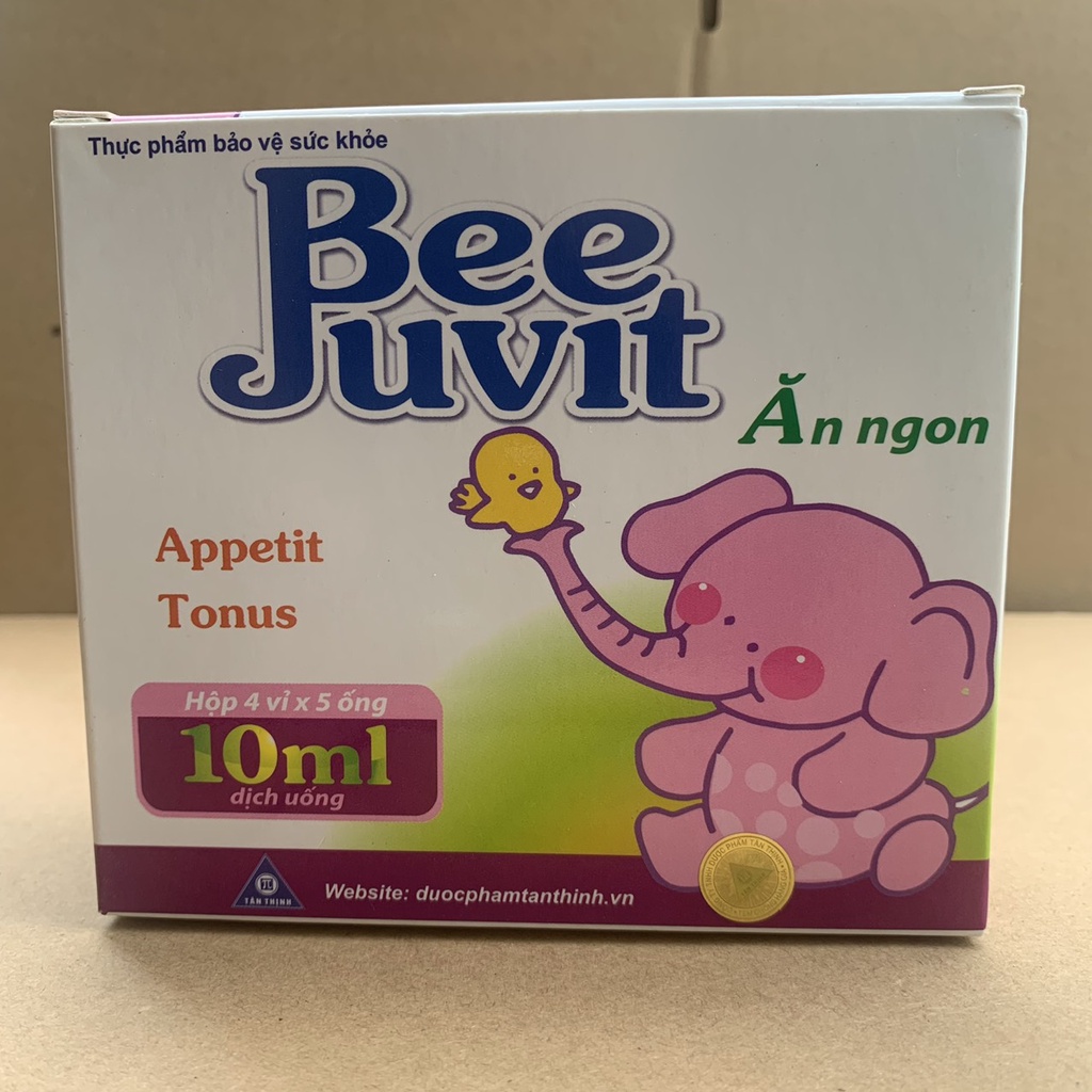 Siro BeeJuvit Ăn Ngon - Dành cho người biếng ăn, tiêu hóa kém, suy nhược, gầy yếu mệt mỏi Bee Juvit