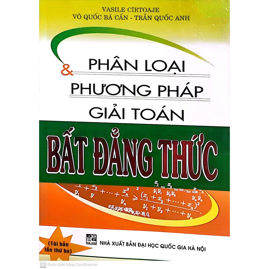 sách - Phân Loại Và Phương Pháp Giải Toán Bất Đẳng Thức