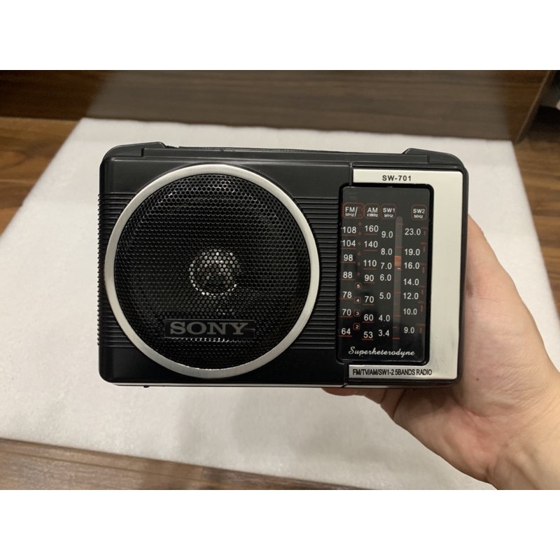 Đài FM Sony bắt sóng khoẻ, loa to, dễ dùng - Món quà ý nghĩa cho ông bà, người lớn tuổi