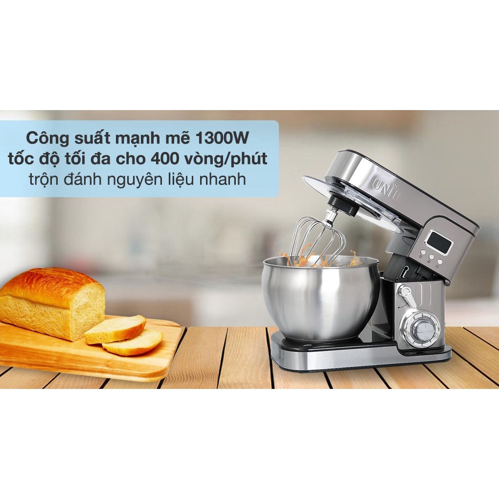 Máy nhồi, trộn bột đánh trứng đa năng UNIE EM5