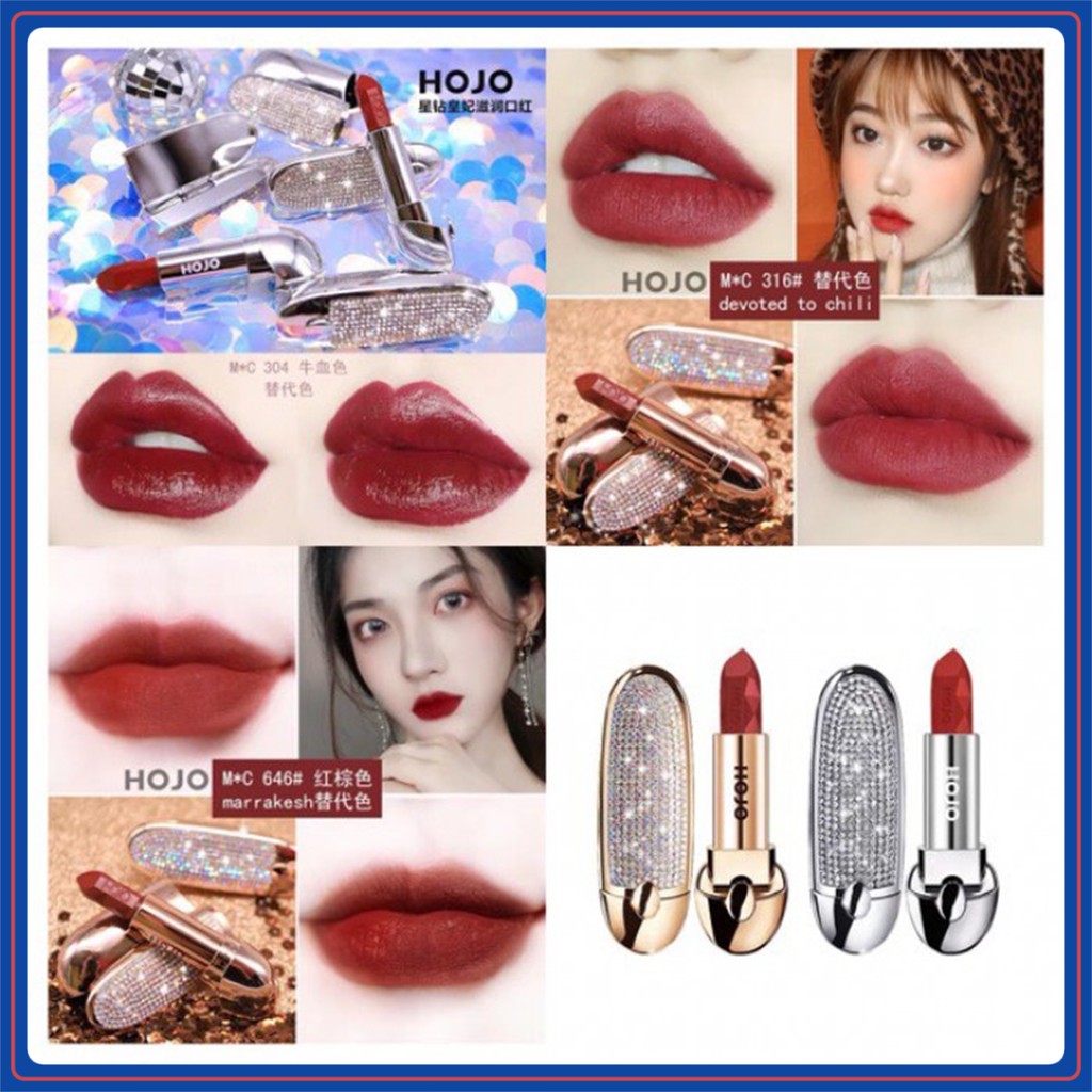 [Hàng Có Sẵn] Son Hojo Cao Cấp Nơ Vàng, Chất Son Đẹp, Sáng Bóng | BigBuy360 - bigbuy360.vn