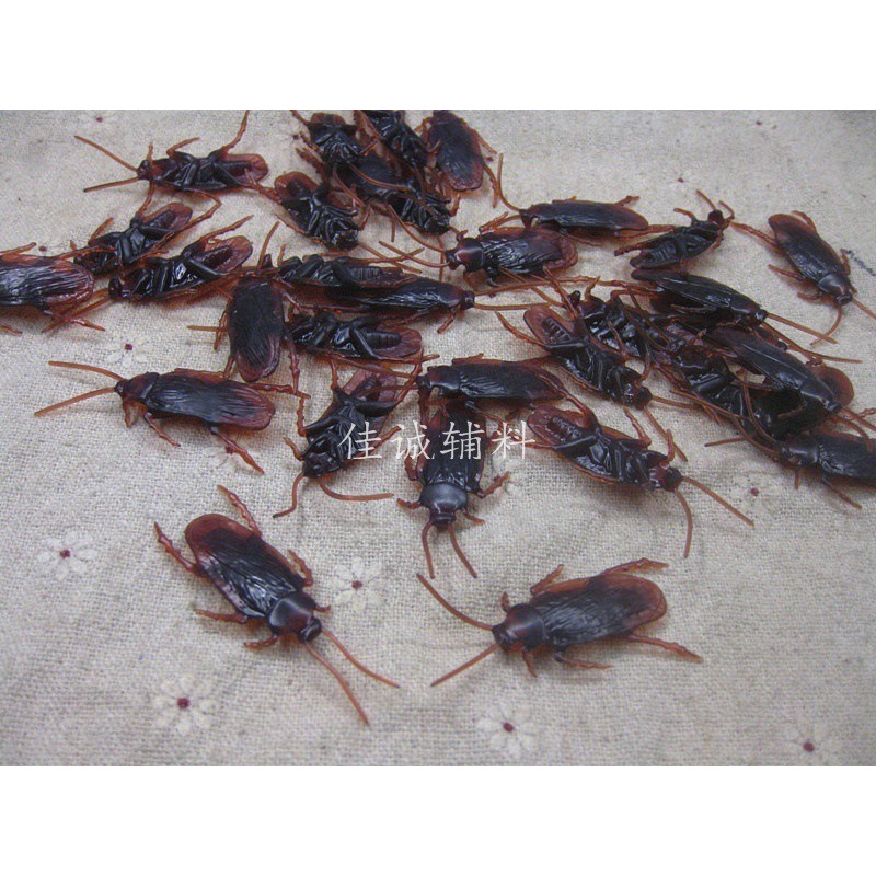 CON GIÁN GIẢ ĐỒ CHƠI cho chó mèo, chơi khăm bạn bè màu nâu vàng đen dạ quang