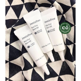 Gel Chấm Mụn Làm Dịu Da Kích Ứng Innisfree Bija Cica Balm Ex 7ml