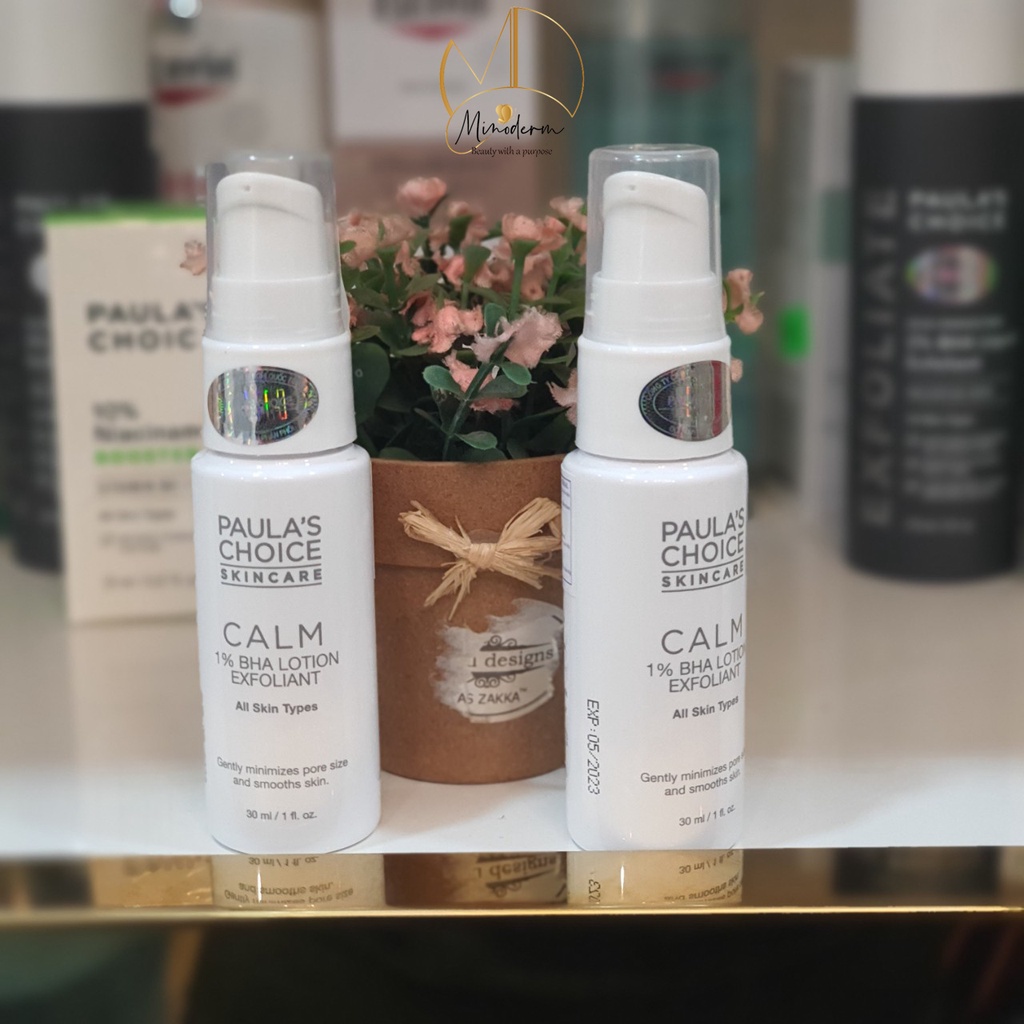 Tẩy tế bào chết Paula's Choice Skincare Calm 1% BHA Lotion Exfoliant cho da nhạy cảm 30ml