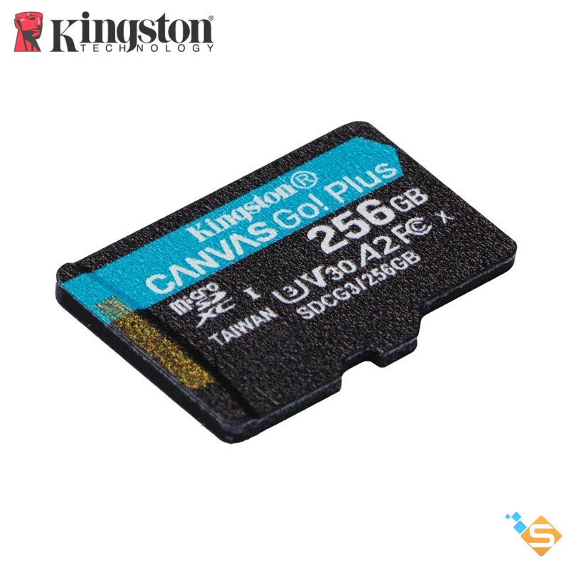 Thẻ Nhớ microSD Kingston 256GB 128GB 64GB Canvas Go! Plus U3 V30 Read 170MB/s SDCG3 - Bảo Hành Chính Hãng 5 Năm