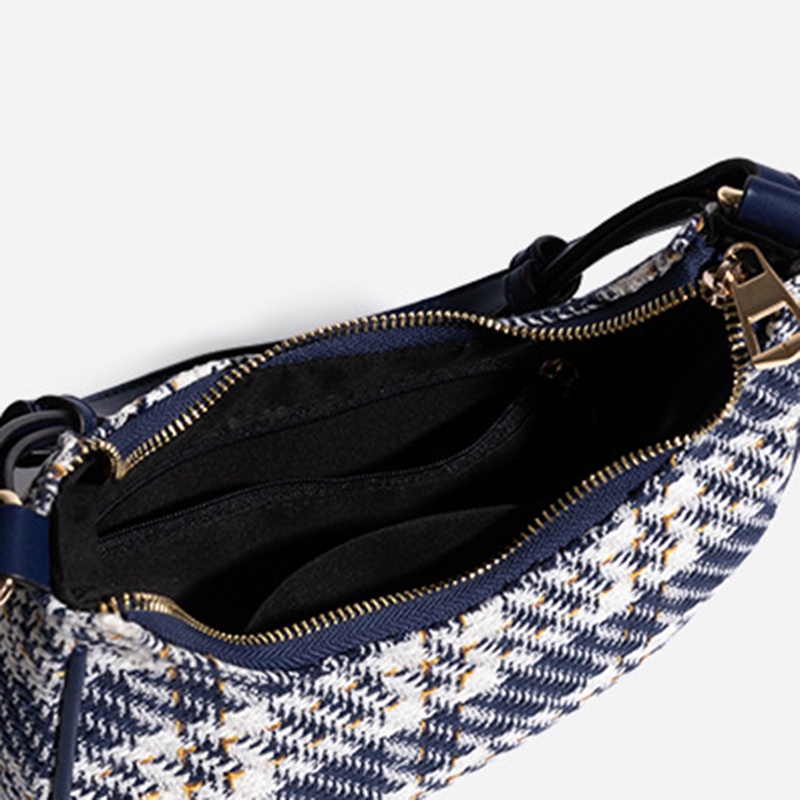 Túi xách IELGY đeo chéo vai thiết kế caro hợp thời trang và linh hoạt cho nữ