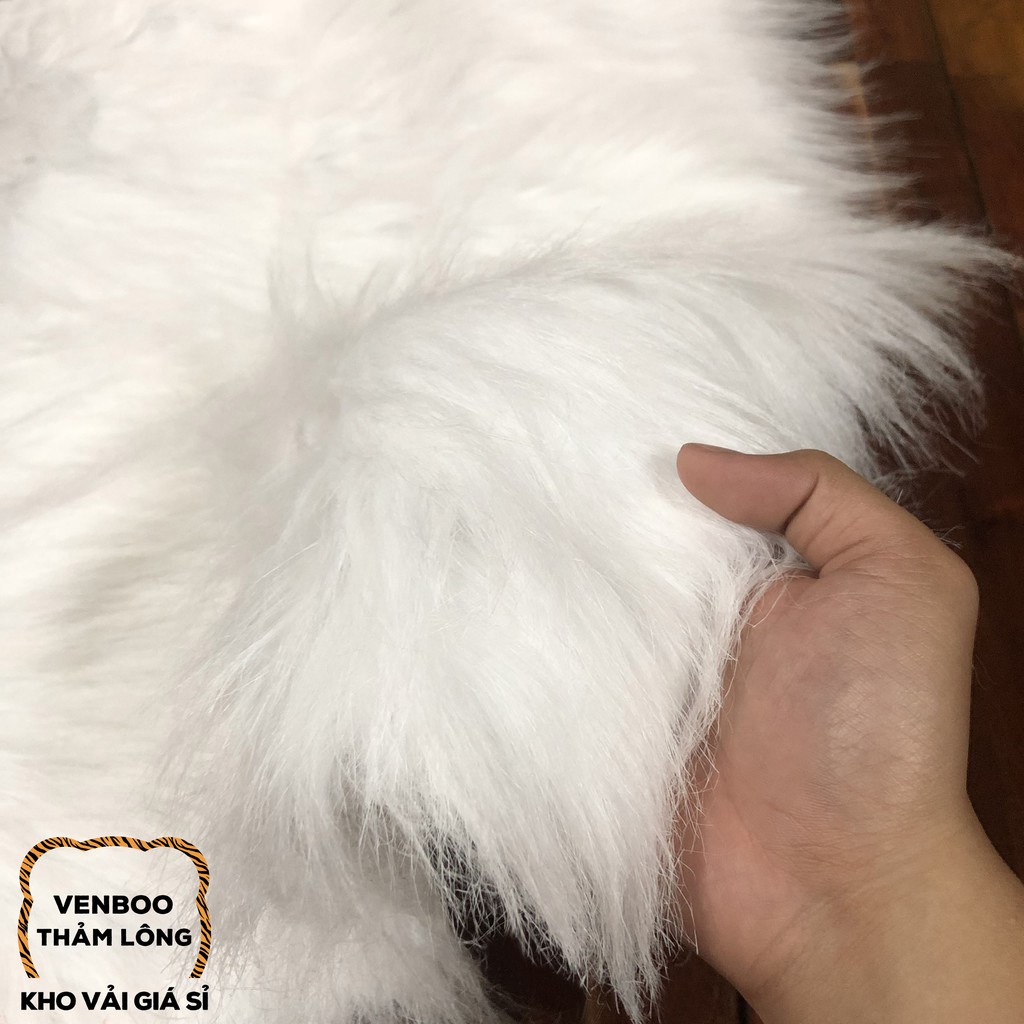 👑 Thảm Lông Trắng Cao Cấp Chuẩn Luxury Trải Sàn Decor Phòng | Màu Hot 2021 | BigBuy360 - bigbuy360.vn
