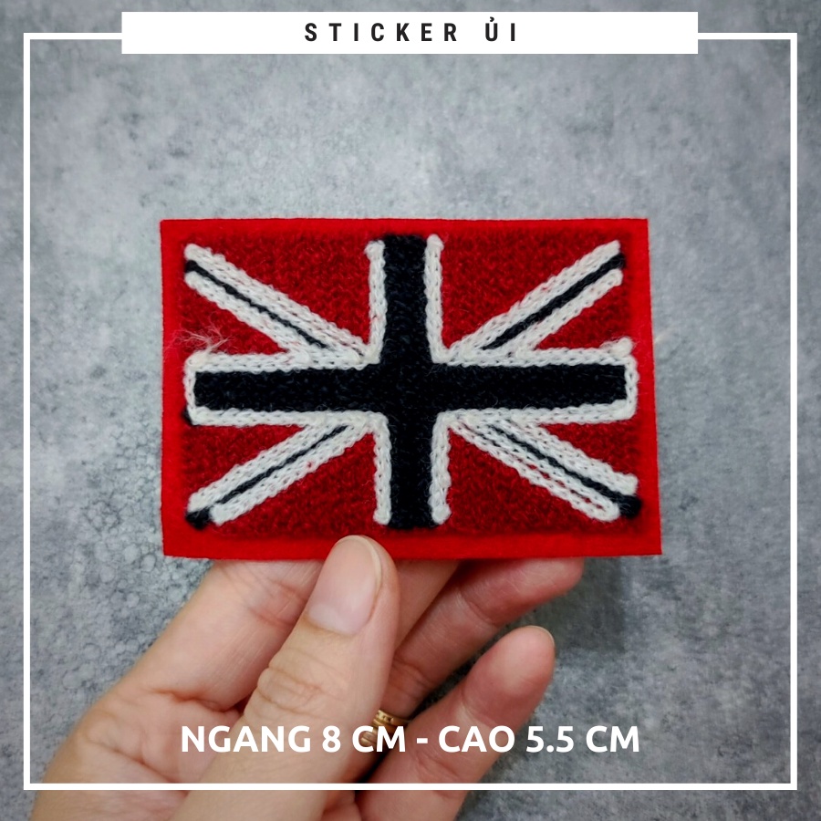 Sticker ủi áo Cao cấp - CÓ SẴN KEO ỦI - sticker vải dùng làm miếng vá áo, phụ kiện trang trí quần áo, balo, giày, nón