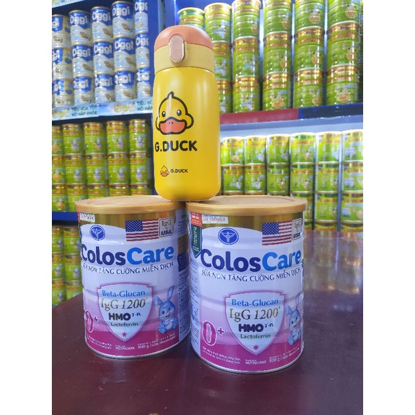 Sữa non tốt cho bé Nutricare ColosCare 0+ tăng cường hệ miễn dịch, tiêu hóa 800gr (Có quà tặng kèm)