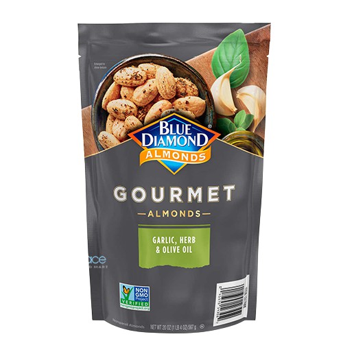 Hạt Hạnh Nhân Blue Diamond Gourmet Almonds 567g