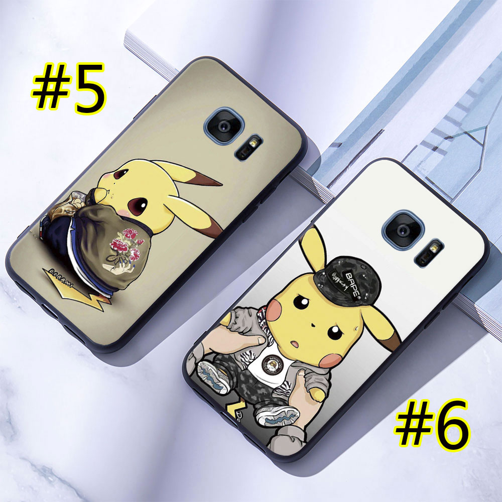 Ốp lưng samsung Pikachu Dễ Thương Cho Samsung Galaxy S7 Edge S8 S9 Plus