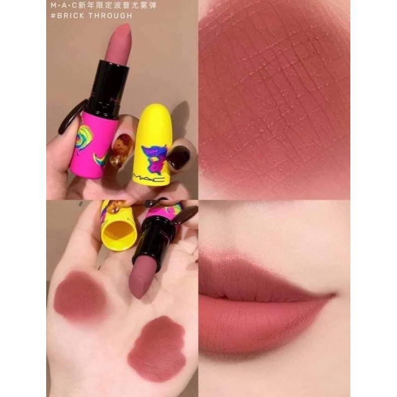 👉Son MAC dòng son MAC Powder Kiss Limited/316/602/429/