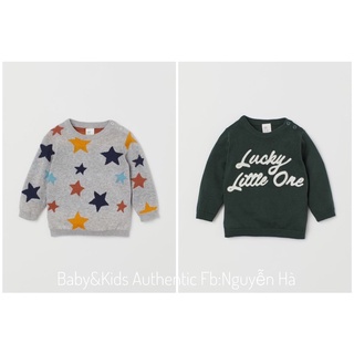 Áo len bé trai hm auth 9-12m 12-18m 18-24m