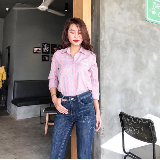 Áo sơ mi sọc caro