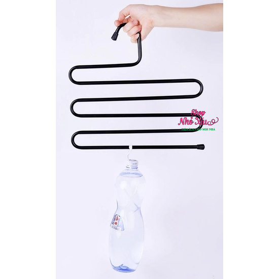 Móc treo quần áo 5 tầng đa năng, móc treo khăn, cavat tiện lợi