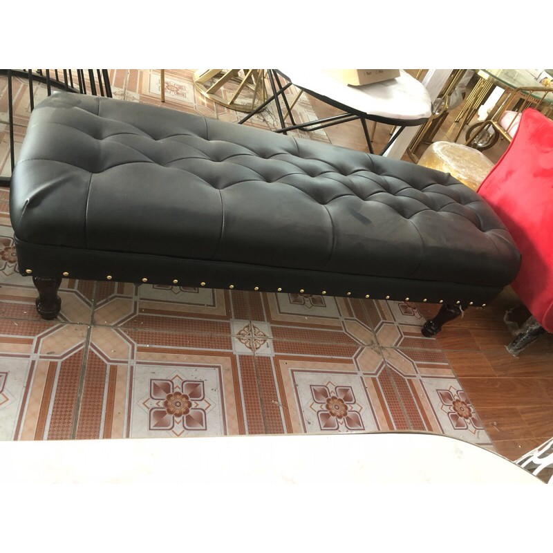 ghế ban chân gỗ-ghế sofa băng(dài 1m2)hàng đẹp