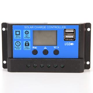 Bộ Điều Khiển Sạc Năng Lượng Mặt Trời 10A 12V / 24V Màn Hình LCD