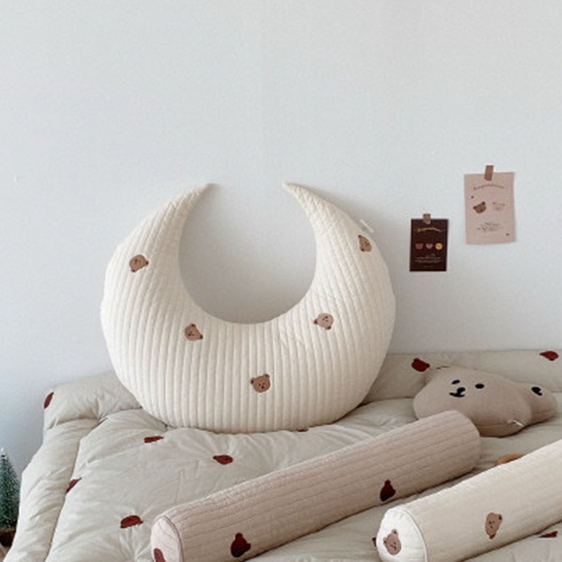 Gối Cotton Hình Chữ U Hỗ Trợ Chăm Sóc Bé Khi Đi Du Lịch / Cắm Trại Ngoài Trời