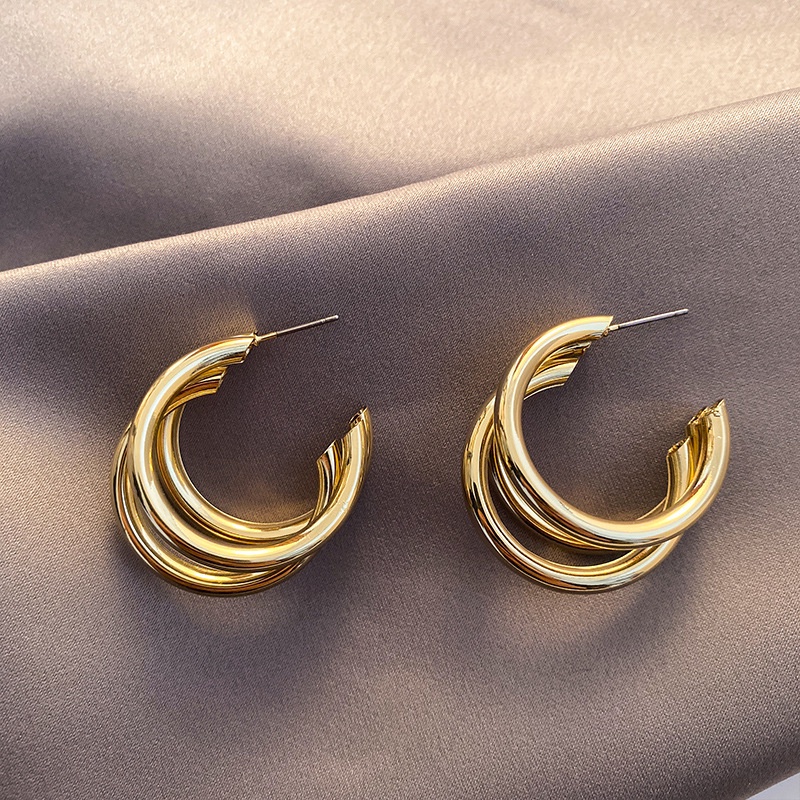 Đôi Bông Tai Dáng Dài Bằng Bạc 925 Họa Tiết Hình Học Thời Trang Cho Nữ