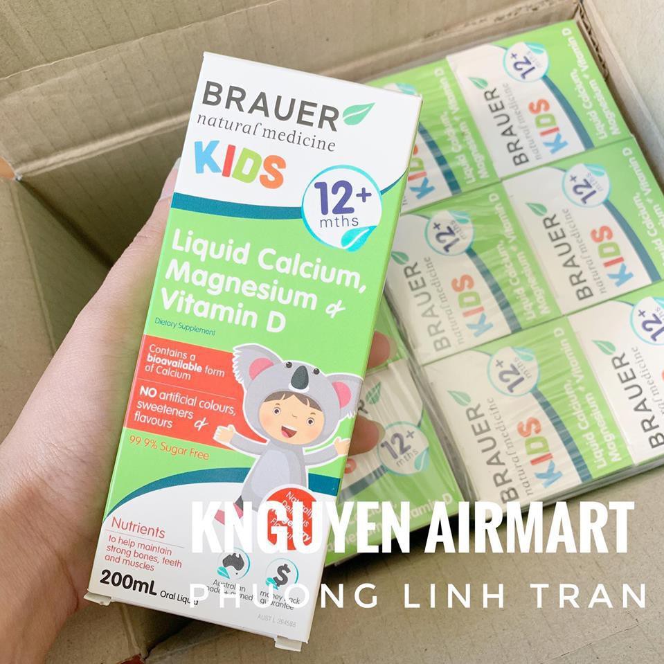 Brauer Úc bổ sung canxi cho bé