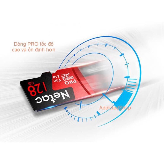 Thẻ nhớ MicroSD Netac P500 Pro 32GB 64GB 128GB chuẩn U3 V30 A1 4K | Netac Micro SD (TF Card)