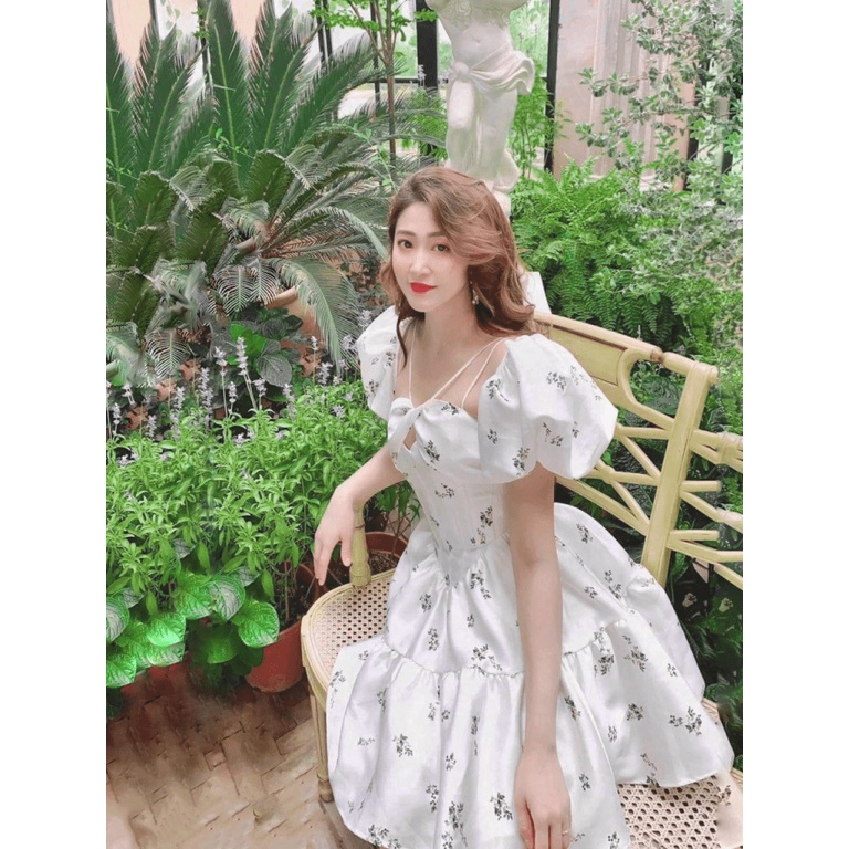 ĐẦM XÒE NỮ CHẤT FORD CÔNG CHÚA XINH XẮN ĐÁNG YÊU PU (HÀNG QUẢNG CHÂU)