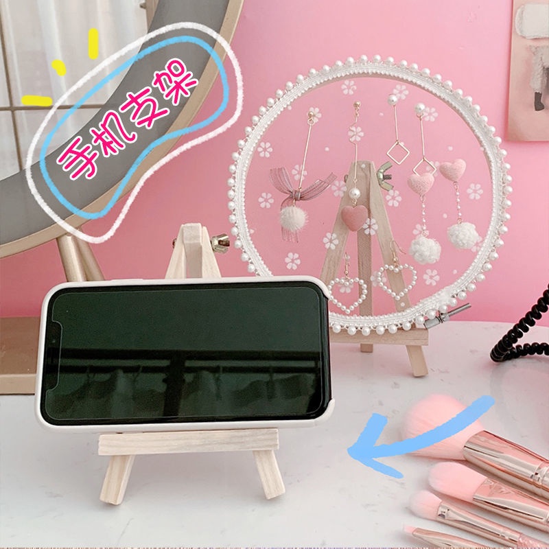 Giá Treo Trưng Bày Trang Sức Bông Tai Bằng Gỗ Trơn Sáng Tạo