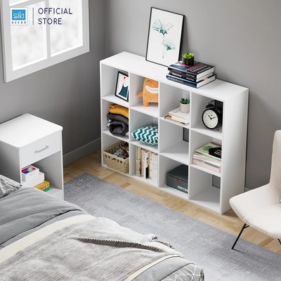 Kệ Sách Cube Kích Thước 120 x 90.5 x 30cm Thương Hiệu SIB Decor KSG53