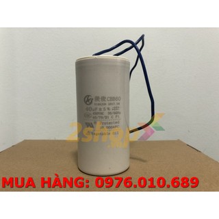 Tụ điện xianjun cbb60 30uf-450v 30μf ±5%, 450vac dây cắm