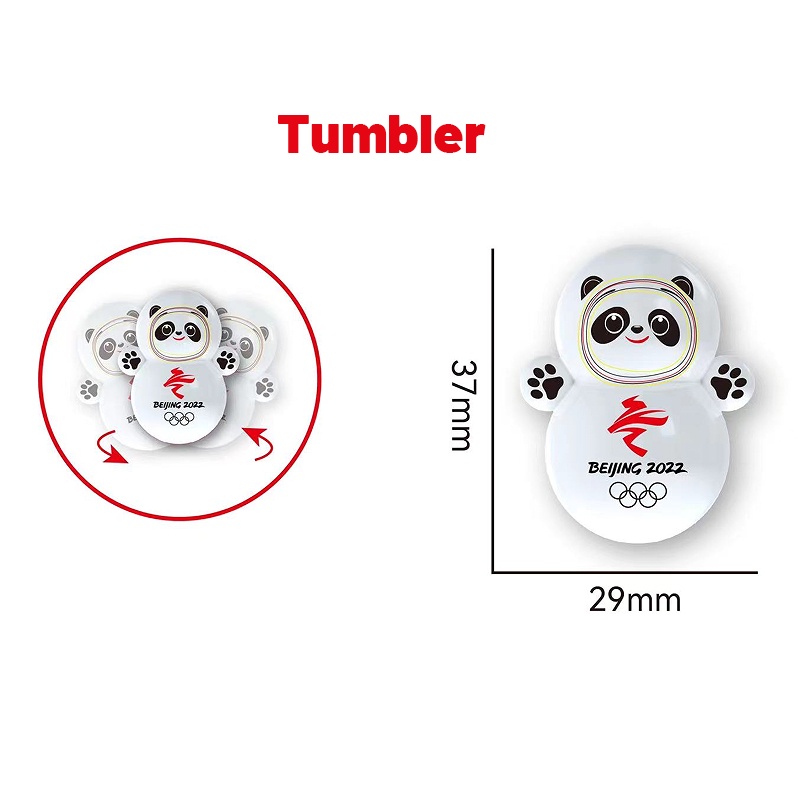 Con Lật Đật Hình Gấu Trúc ZHAN QI TOYS Xinh Xắn